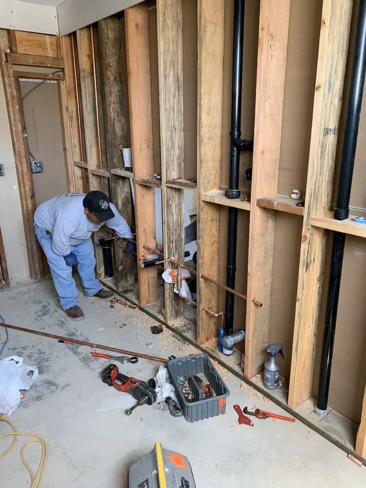 Commercial rough-in plumbing for Trenchless Sewer Repair in Grand Haven